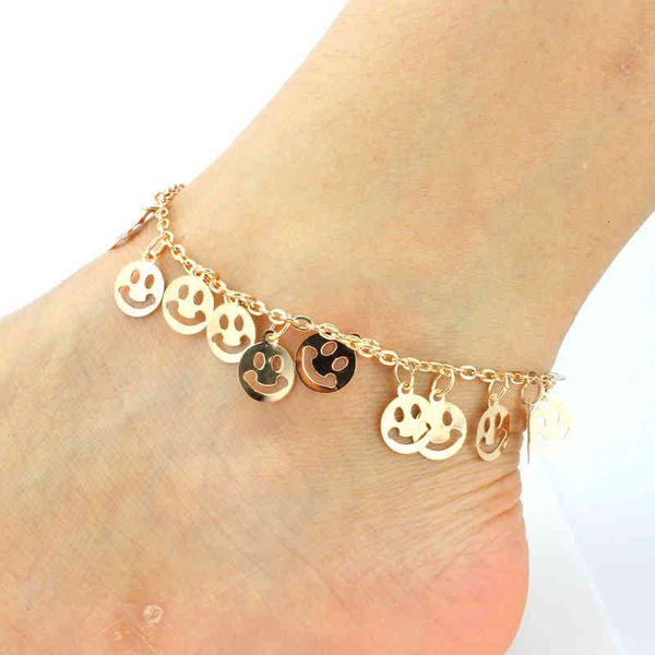 chinese style products e0109 personalized fashion smiling face rose palm accessories gold alloy anklet
chinese style products e0109 personalized fashion smiling face rose palm accessories gold alloy anklet
