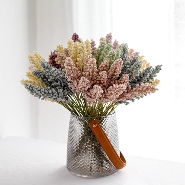 decorative flowers & wreaths 6pcs /bundle pe vanilla spike mini lavender artificial flower wholesale for home plant wall decoration cereals
decorative flowers & wreaths 6pcs /bundle pe vanilla spike mini lavender artificial flower wholesale for home plant wall decoration cereals