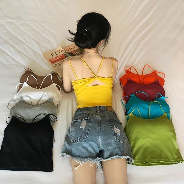 camisoles & tanks women crop summer tank lingerie beauty back cropped tees camis camisole top, Black;white
camisoles & tanks women crop summer tank lingerie beauty back cropped tees camis camisole top, Black;white
