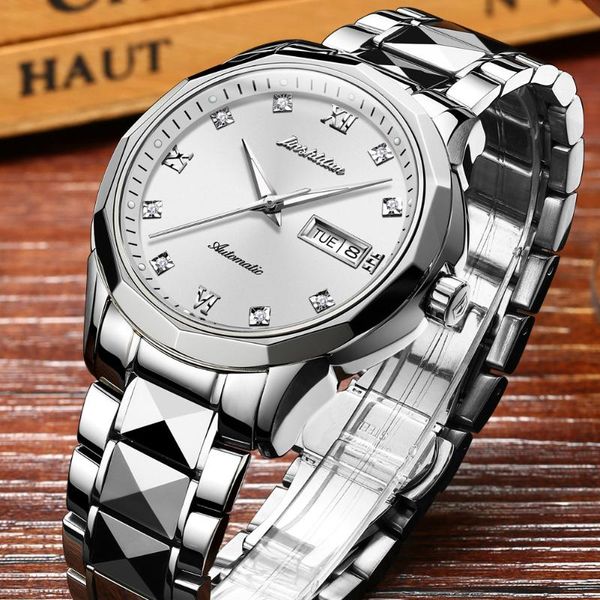 wristwatches jsdun men's brand mechanical stainless steel white dial simple japanese automatic movement business watch 8813, Slivery;brown
wristwatches jsdun men's brand mechanical stainless steel white dial simple japanese automatic movement business watch 8813, Slivery;brown