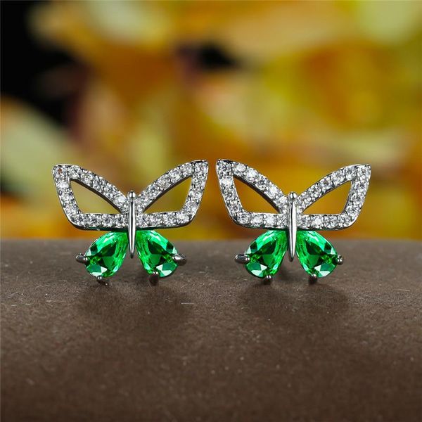 stud female cute small butterfly earrings green crystal hollow multicolor zircon animal for women boho jewelry, Golden;silver
stud female cute small butterfly earrings green crystal hollow multicolor zircon animal for women boho jewelry, Golden;silver