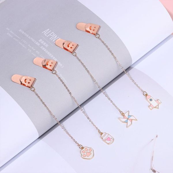 bookmark 1pc creative cute pendant metal portable pagination mark marker clip stationery school office supplies
bookmark 1pc creative cute pendant metal portable pagination mark marker clip stationery school office supplies