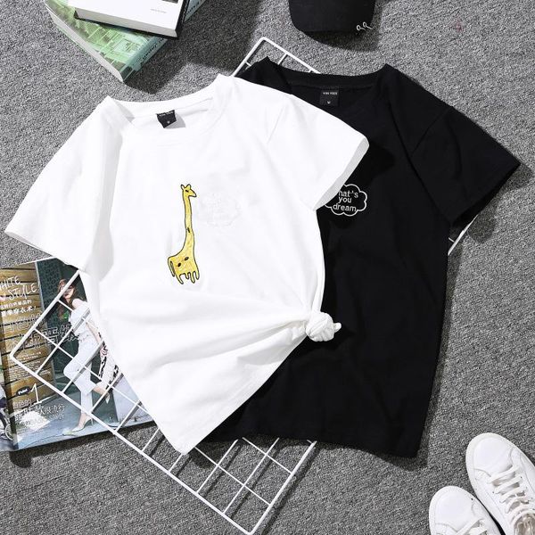 poleras mujer women short sleeve t shirt print couple tees harajuku students plus size female graphic striped t-shirt women's, White
poleras mujer women short sleeve t shirt print couple tees harajuku students plus size female graphic striped t-shirt women's, White