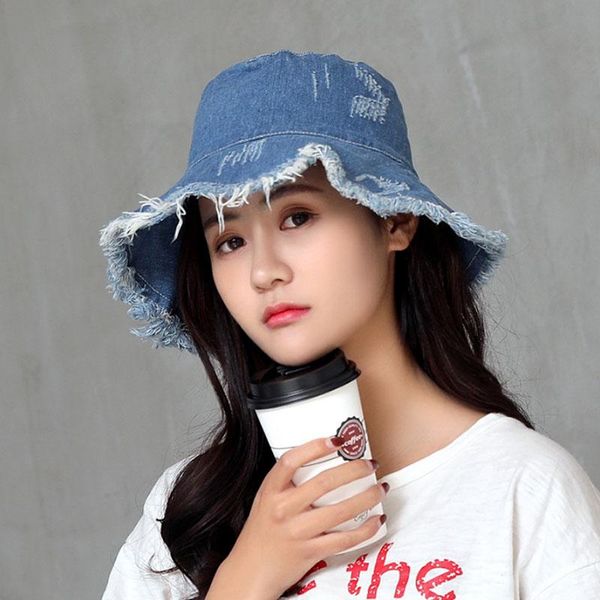 cloches spring summer burrow cowboy fisherman's hat woman sunshade leisure wear a broken rim hats can be folded wash cloth cap, Blue;gray
cloches spring summer burrow cowboy fisherman's hat woman sunshade leisure wear a broken rim hats can be folded wash cloth cap, Blue;gray