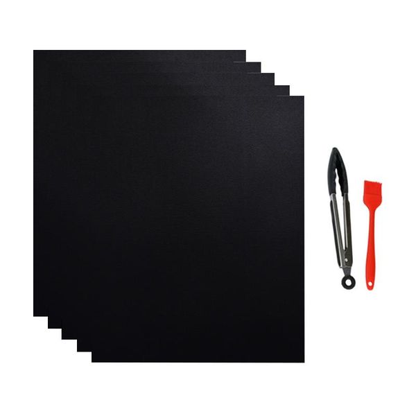 tools & accessories 5pcs with tongs brush bbq grill mat set sheet baking reusable kitchen cooking non stick glass fiber easy clean outdoor p
tools & accessories 5pcs with tongs brush bbq grill mat set sheet baking reusable kitchen cooking non stick glass fiber easy clean outdoor p