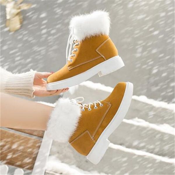 boots winter shoes women's platform ankle boot suede leather fur wool snow women fashion woman warm eu 35-40, Black
boots winter shoes women's platform ankle boot suede leather fur wool snow women fashion woman warm eu 35-40, Black