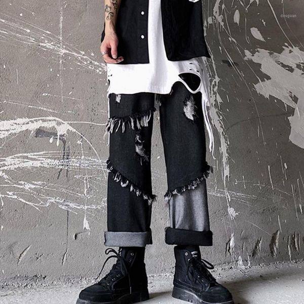jeans pants 2021 women goth punk fashion korean solid casual trousers female streetwear woman harajuku chic trendy teens women's & capr, Black;white
jeans pants 2021 women goth punk fashion korean solid casual trousers female streetwear woman harajuku chic trendy teens women's & capr, Black;white