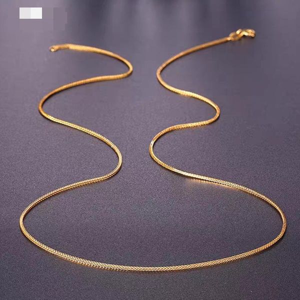 chains 18k pure gold necklace jewelry snake chain women's au750, Silver
chains 18k pure gold necklace jewelry snake chain women's au750, Silver