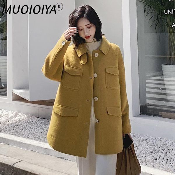 women's wool & blends autumn winter coat women female long jackets korean spring fashion sided woolen clothes pink overcoat b19y05064, Black
women's wool & blends autumn winter coat women female long jackets korean spring fashion sided woolen clothes pink overcoat b19y05064, Black