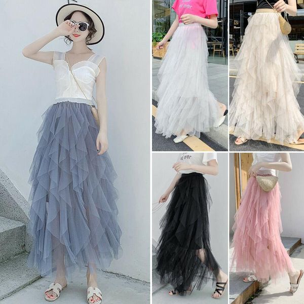 skirts brand women's girls summer beach skirt lace ruffle long bikini cover ups elastic waist 5 colors fashion lady elegant, Black
skirts brand women's girls summer beach skirt lace ruffle long bikini cover ups elastic waist 5 colors fashion lady elegant, Black