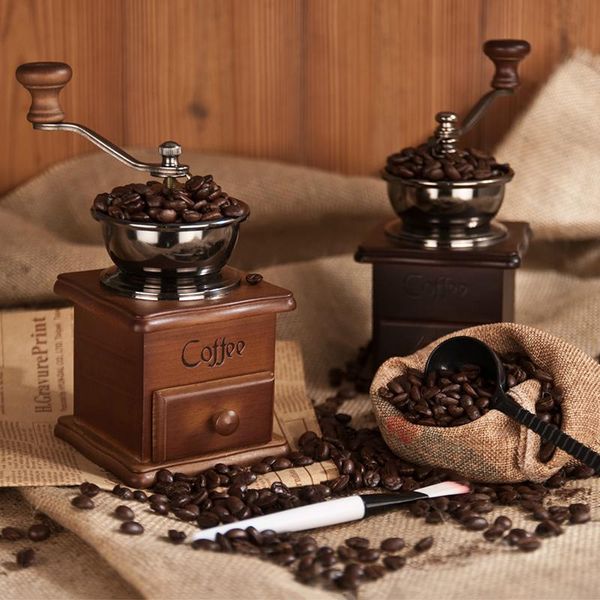 manual coffee grinders grinder wooden hand stainless steel retro spice mill with ceramic mini kitchen tool
manual coffee grinders grinder wooden hand stainless steel retro spice mill with ceramic mini kitchen tool