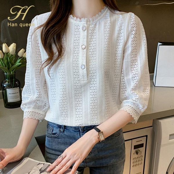 women's blouses & shirts h han queen summer white hollow out lace women blouse female simple basic korean chic work casual
women's blouses & shirts h han queen summer white hollow out lace women blouse female simple basic korean chic work casual