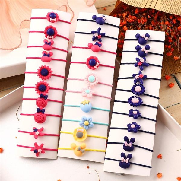 hair accessories 10pcs/set for girls cute cartoon animal flower elastic bands kids ponytail holder scrunchie headband, Slivery;white
hair accessories 10pcs/set for girls cute cartoon animal flower elastic bands kids ponytail holder scrunchie headband, Slivery;white