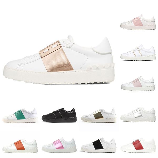 fashion simple white metallic gold sport shoes mens womens designer flats rivets sneakers glitter sliver orange red bottom sakeboarding jogg, White;red
fashion simple white metallic gold sport shoes mens womens designer flats rivets sneakers glitter sliver orange red bottom sakeboarding jogg, White;red