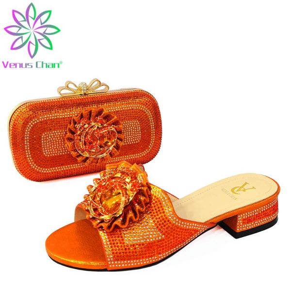 special design italian women shoes and bag in orange color decorate with rhinestone slingbacks sandals platform dress, Black
special design italian women shoes and bag in orange color decorate with rhinestone slingbacks sandals platform dress, Black
