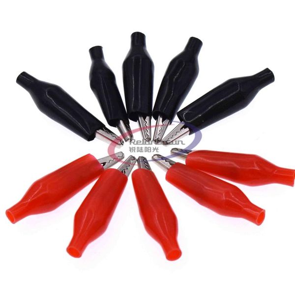 integrated circuits 10pair (=20pcs/lot) black red soft plastic coated testing probe aligator clips crocodile p2001
integrated circuits 10pair (=20pcs/lot) black red soft plastic coated testing probe aligator clips crocodile p2001