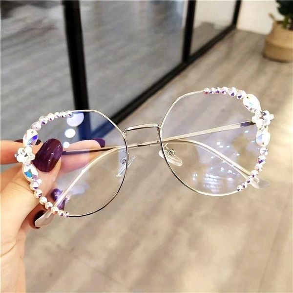 sunglasses blue light blocking glasses luxury rhinestone reading anti-fatigue eye protection eyeglasses optical lens, White;black
sunglasses blue light blocking glasses luxury rhinestone reading anti-fatigue eye protection eyeglasses optical lens, White;black