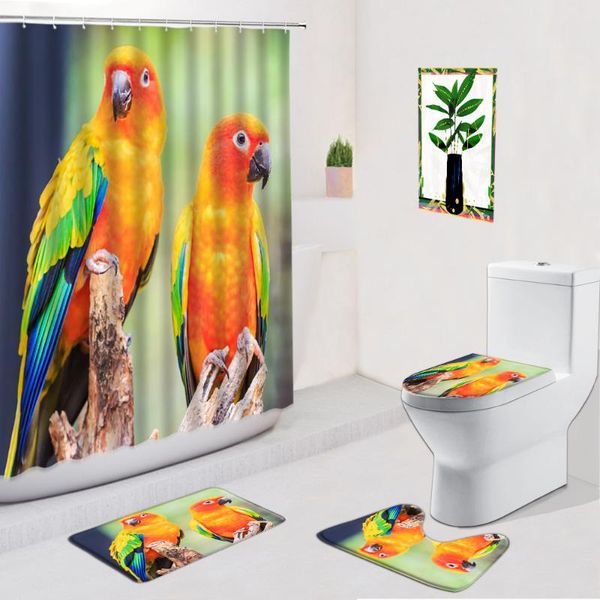 shower curtains colorful parrot curtain pretty bird non-slip flannel rug toilet foot pad doormat bath mats home decor bathroom
shower curtains colorful parrot curtain pretty bird non-slip flannel rug toilet foot pad doormat bath mats home decor bathroom