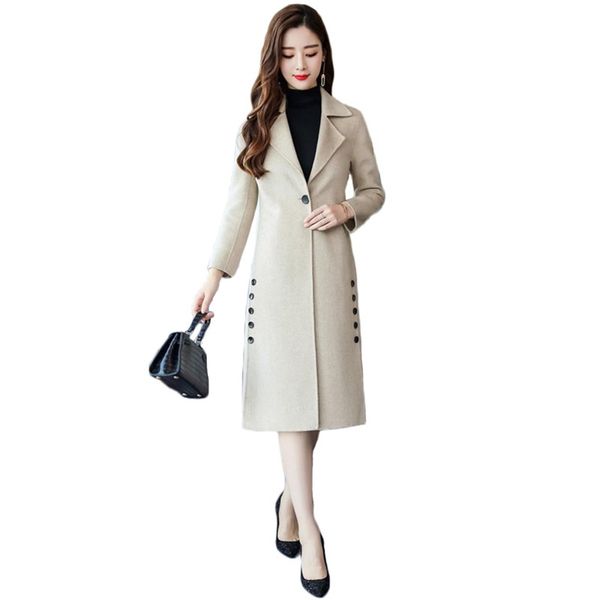 woolen coat women apricot m-4xl plus size loose autumn winter korean fashion gray long thick wool jacket feminina lr862 210531, Black
woolen coat women apricot m-4xl plus size loose autumn winter korean fashion gray long thick wool jacket feminina lr862 210531, Black