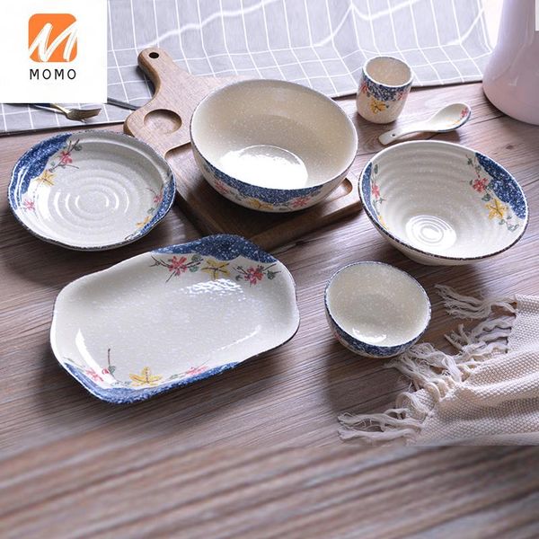 hand-painted ceramic tableware creative dinner plate simple breakfast rice bowl square long platter set storage bottles & jars
hand-painted ceramic tableware creative dinner plate simple breakfast rice bowl square long platter set storage bottles & jars