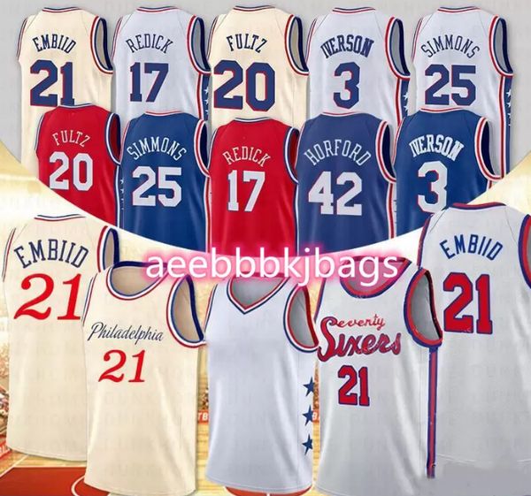ncaa joel 21 embiid jersey university ben 25 simmons al 42 horford basketball jerseys mens new retro allen 3 iverson, Black;red
ncaa joel 21 embiid jersey university ben 25 simmons al 42 horford basketball jerseys mens new retro allen 3 iverson, Black;red