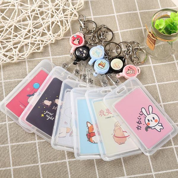 card holders reel for id neck bus schools strap lanyard badge cute cartoon plastic, Brown;gray
card holders reel for id neck bus schools strap lanyard badge cute cartoon plastic, Brown;gray
