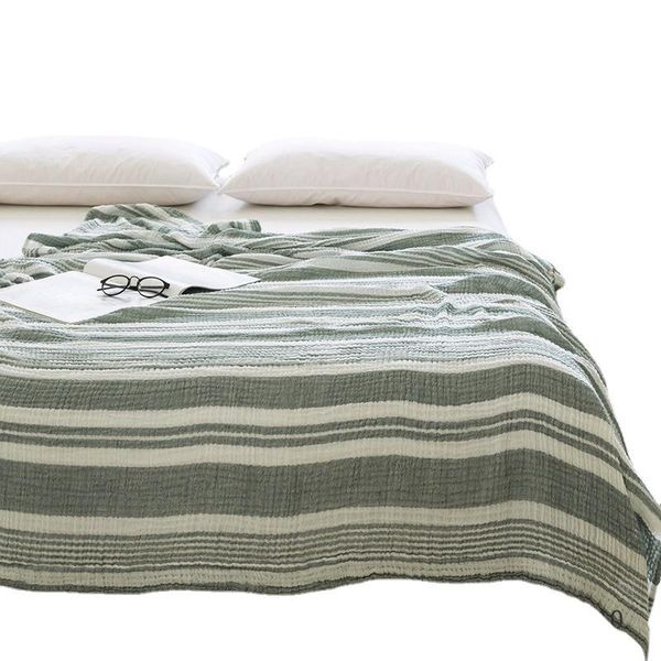 blankets blanket cotton yarn stripe three-layer summer lightweight air conditioning office bedroom lunch break ventilation sheet
blankets blanket cotton yarn stripe three-layer summer lightweight air conditioning office bedroom lunch break ventilation sheet