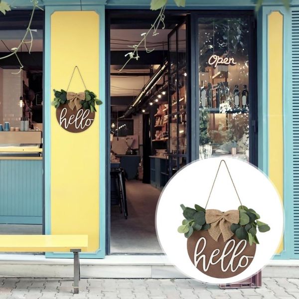 wooden door tag round hello sign pendant delicate hanging decoration other hardware
wooden door tag round hello sign pendant delicate hanging decoration other hardware