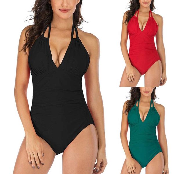 one-piece suits women high waist v-neckline tankini mesh ruched monokini swimwear summer backless halter overalls sleeveless top
one-piece suits women high waist v-neckline tankini mesh ruched monokini swimwear summer backless halter overalls sleeveless top