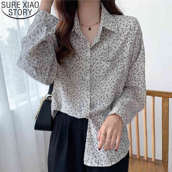 vintage loose chic women print blouse long sleeve cardiagn autumn korean fashion floral shirt ladies 11138 210417, White
vintage loose chic women print blouse long sleeve cardiagn autumn korean fashion floral shirt ladies 11138 210417, White