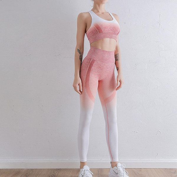 yoga outfit 2 pcs seamless sets stitching gradient gym set sports bras leggings sport 2021 suit workout clothes sportswear
yoga outfit 2 pcs seamless sets stitching gradient gym set sports bras leggings sport 2021 suit workout clothes sportswear