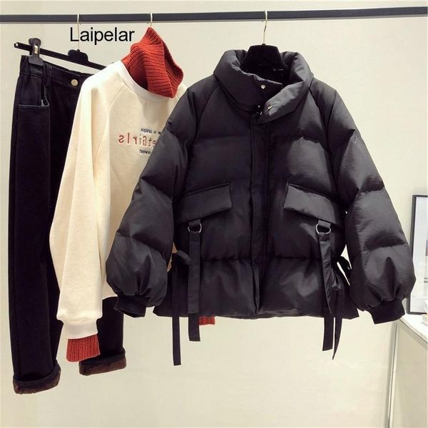 cotton parkas women's outwear korean style autumn winter oversized coats jacket 2021 clothing down &, Black
cotton parkas women's outwear korean style autumn winter oversized coats jacket 2021 clothing down &, Black
