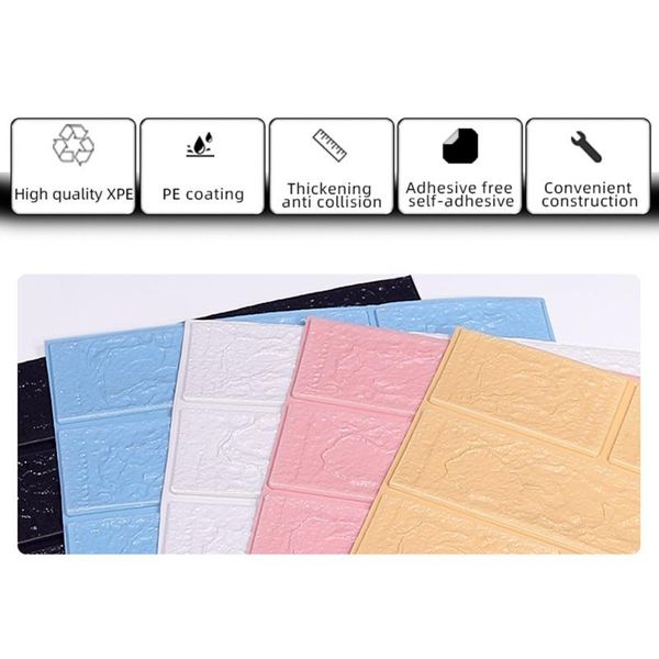 3# 3d wall stickers self adhesive foam brick room decor diy wallpaper living sticker for kids wallpapers
3# 3d wall stickers self adhesive foam brick room decor diy wallpaper living sticker for kids wallpapers