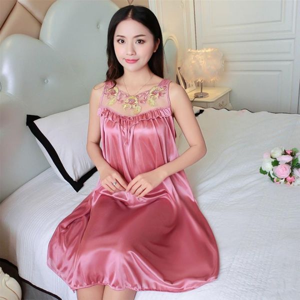 women sleepwear casual chemise 12 color nightie nightwear lingerie onesies nightdress dress sale plus size silk nightgowns, Black;red
women sleepwear casual chemise 12 color nightie nightwear lingerie onesies nightdress dress sale plus size silk nightgowns, Black;red