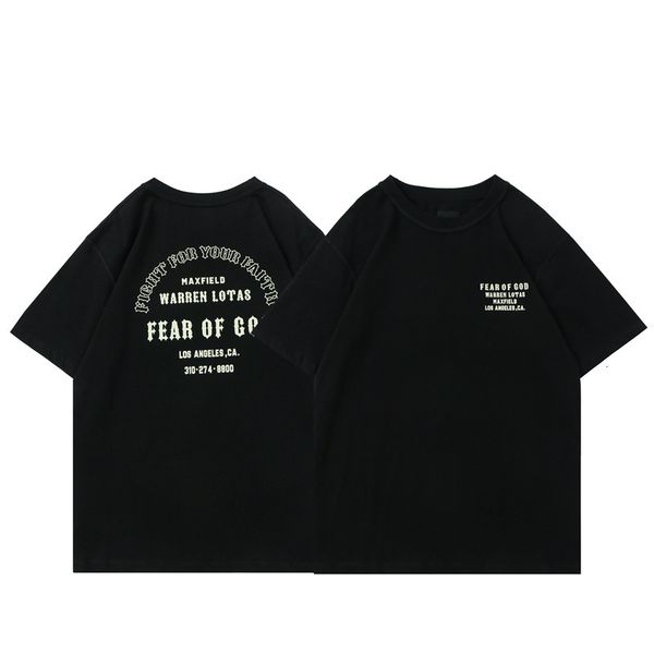 fog short sleeve feel of god limited jus alphabet printed high street t-shirt men's and women's trend, White;black
fog short sleeve feel of god limited jus alphabet printed high street t-shirt men's and women's trend, White;black
