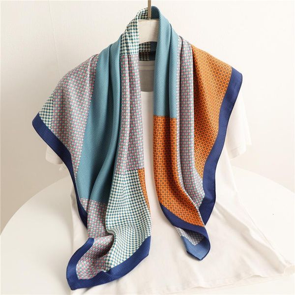 scarves 2021designer silk square scarf women satin neck hair tie band autumn beach hijab head female foulard 90*90cm pareo, Blue;gray
scarves 2021designer silk square scarf women satin neck hair tie band autumn beach hijab head female foulard 90*90cm pareo, Blue;gray