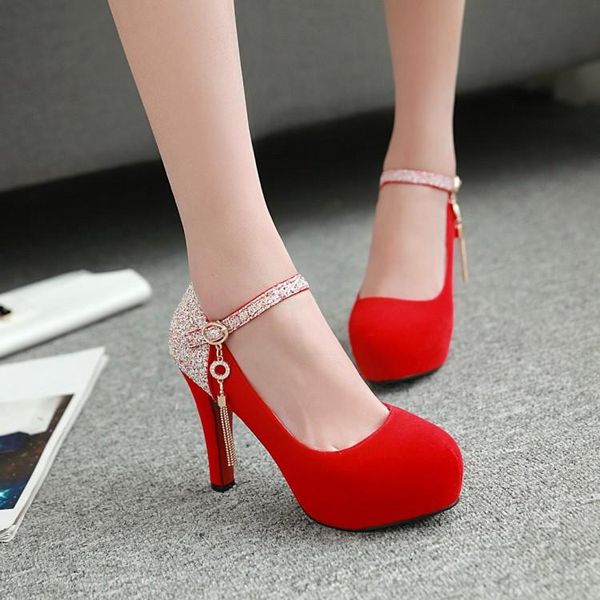 dress shoes 2021 women high heels red bottom platform tassel wedding women's sequins mary jane pumps plus size 43 small 32 33, Black
dress shoes 2021 women high heels red bottom platform tassel wedding women's sequins mary jane pumps plus size 43 small 32 33, Black