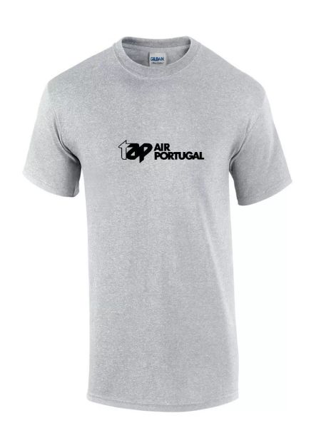 TAP Air Portugal Black Vintage Logo Portuguese Airline Sport Gray T-Shirt, White;black
TAP Air Portugal Black Vintage Logo Portuguese Airline Sport Gray T-Shirt, White;black