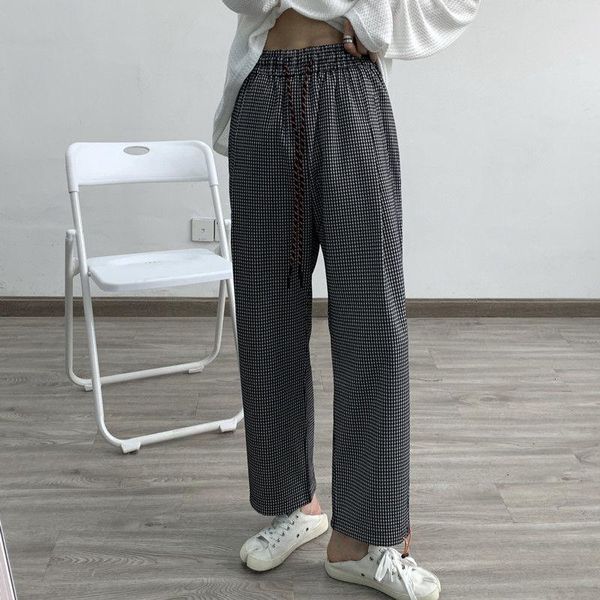 korean cotton plaid pants men's fashion retro casual men streetwear loose straight wide-leg mens trousers m-xl, Black
korean cotton plaid pants men's fashion retro casual men streetwear loose straight wide-leg mens trousers m-xl, Black