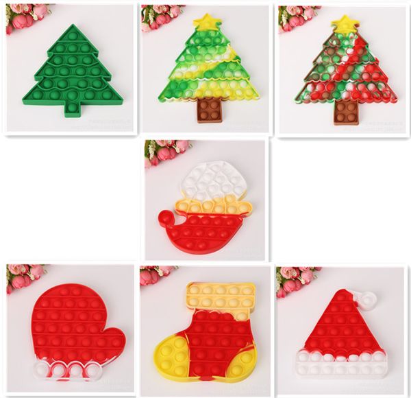 decompression toys push its pops fidget 12*19cm size christmas series feature popper bubble fingertip sensory toy for children gifts
decompression toys push its pops fidget 12*19cm size christmas series feature popper bubble fingertip sensory toy for children gifts