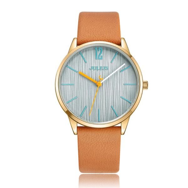 wristwatches lady women's watch japan quartz elegant classic fashion simple hours bracelet leather clock girl birthday gift julius box, Slivery;brown
wristwatches lady women's watch japan quartz elegant classic fashion simple hours bracelet leather clock girl birthday gift julius box, Slivery;brown