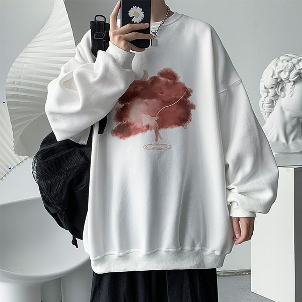 mens sweater autumn 2021 new round neck sweater men's loose trend versatile boys' pullover tide brand spring and coat, Black
mens sweater autumn 2021 new round neck sweater men's loose trend versatile boys' pullover tide brand spring and coat, Black