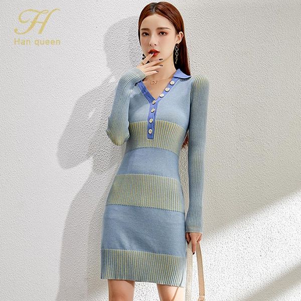 han queen autumn women fashion stripe knitted sheath dresses winter bodycon pencil dress elegant simple bottoming vestidos casual, Black;gray
han queen autumn women fashion stripe knitted sheath dresses winter bodycon pencil dress elegant simple bottoming vestidos casual, Black;gray