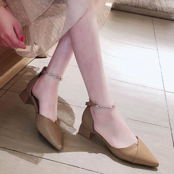 dress shoes metal chain hollow pumps women thick high heel pointed toe sandals summer elegant office closed 2021, Black
dress shoes metal chain hollow pumps women thick high heel pointed toe sandals summer elegant office closed 2021, Black
