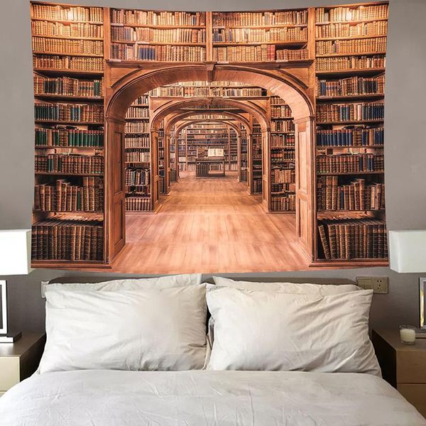 tapestries vintage bookshelf tapestry background wall cloth room decoration accessories
tapestries vintage bookshelf tapestry background wall cloth room decoration accessories