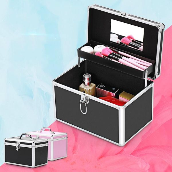 professional aluminum makeup case portable travel jewelry cosmetic organizer box with mirror beauty vanity brush storage bag bags & cases
professional aluminum makeup case portable travel jewelry cosmetic organizer box with mirror beauty vanity brush storage bag bags & cases