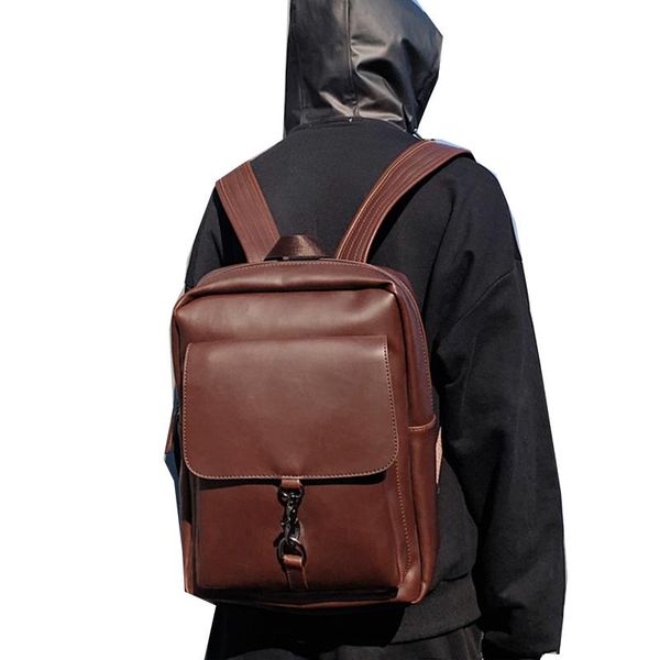 business backpacks travel bag waterproof leather men's fashion shoulder bags teenagers backpack men women casual knapsack
business backpacks travel bag waterproof leather men's fashion shoulder bags teenagers backpack men women casual knapsack