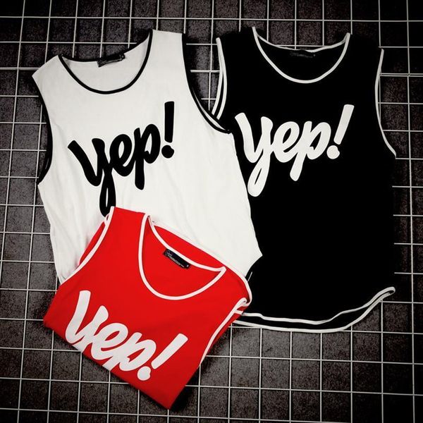 tide brand tank mens summer sports hurdle vest sleeveless wide shoulder trend of loose, White;black
tide brand tank mens summer sports hurdle vest sleeveless wide shoulder trend of loose, White;black