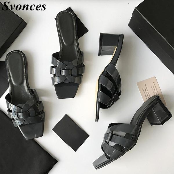 dress shoes svonces 2021 summer genuine leather women slides tribute gladiator sandals woman chunky heels woven flat silppers sandales femme, Black
dress shoes svonces 2021 summer genuine leather women slides tribute gladiator sandals woman chunky heels woven flat silppers sandales femme, Black