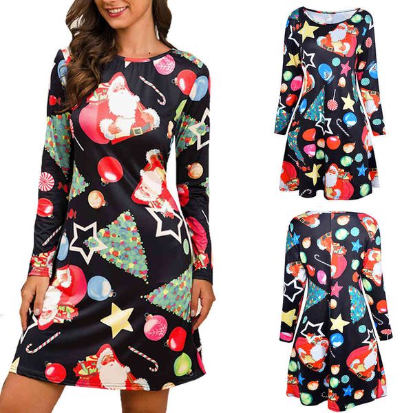 sweet cane as female christmas 2021 reindeer dressed in snow flake print spoon neck sukienka raglan long midi slip dress 3xl, Black;gray
sweet cane as female christmas 2021 reindeer dressed in snow flake print spoon neck sukienka raglan long midi slip dress 3xl, Black;gray
